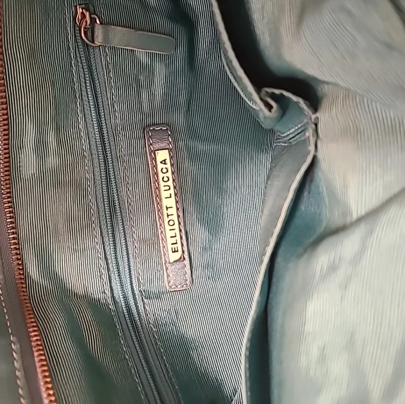 Elliott Lucca Charmed Turquoise Shoulder Handbag NWT - Picture 3 of 5